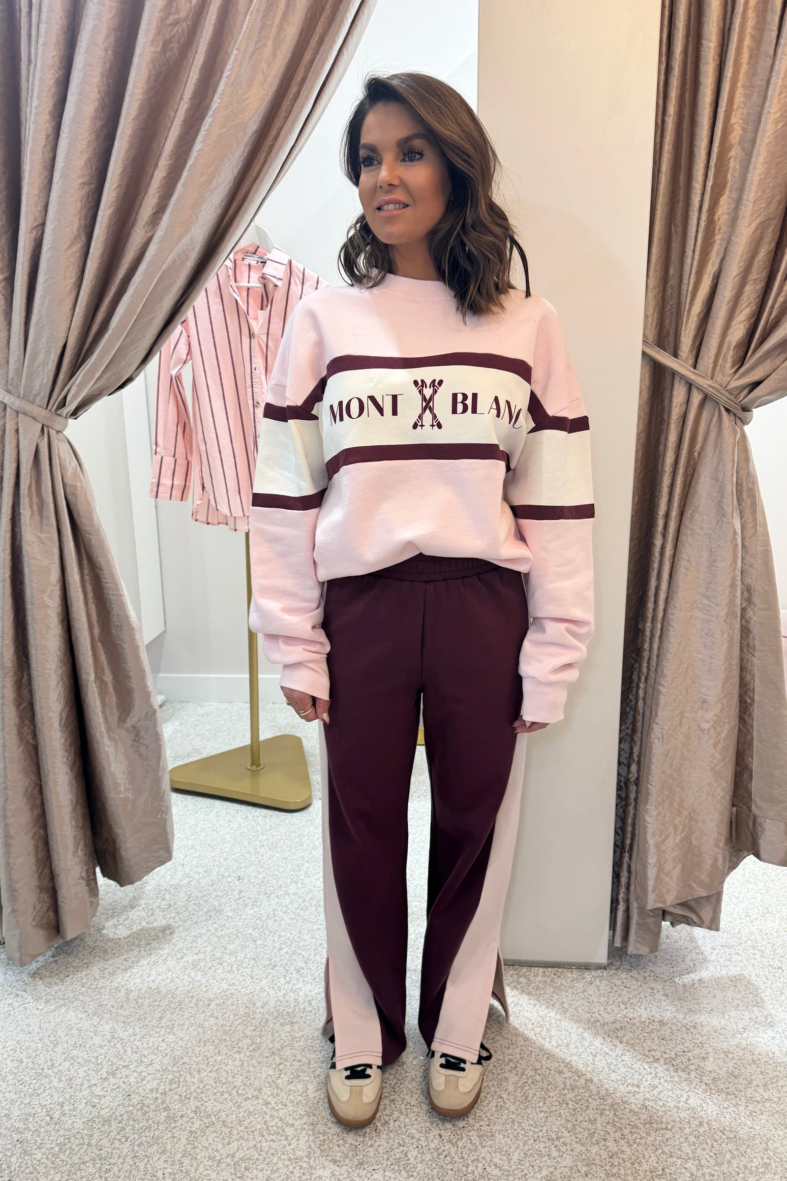 Araminta James Saint Germain Knit Pant | Red Wine