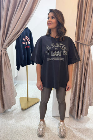 P.E Nation Altitude Tee | Washed Black