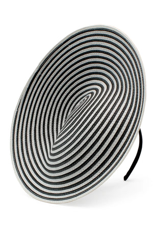 Morgan & Taylor Erika Fascinator | Black / White