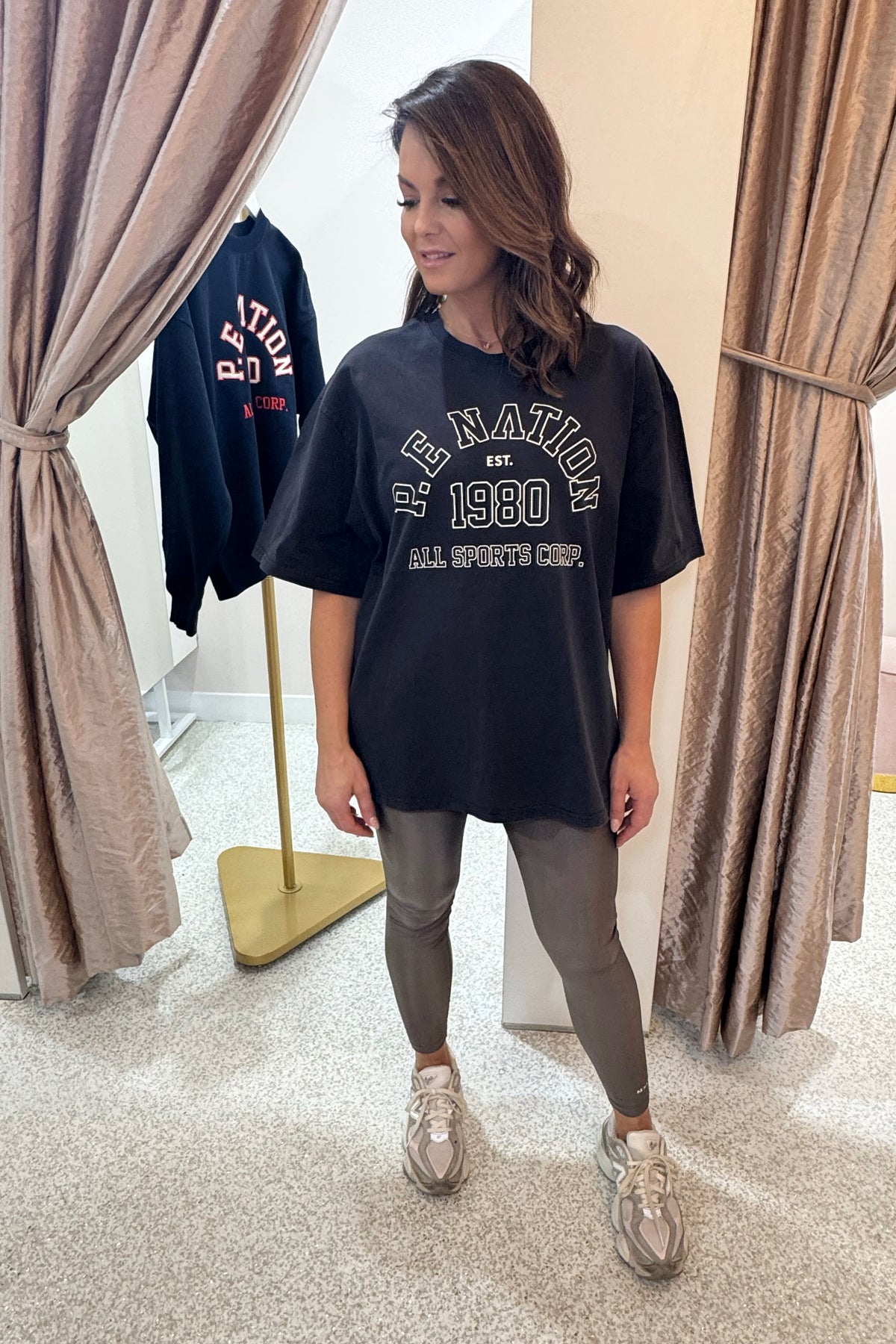 P.E Nation Altitude Tee | Washed Black