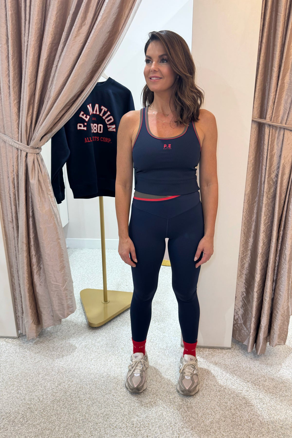 P.E Nation Status Legging | Dark Navy