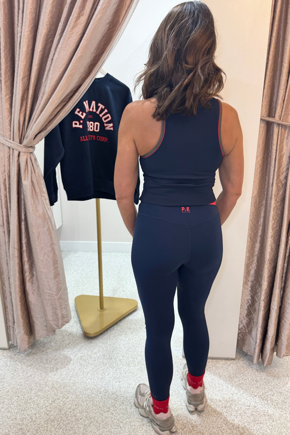 P.E Nation Status Legging | Dark Navy