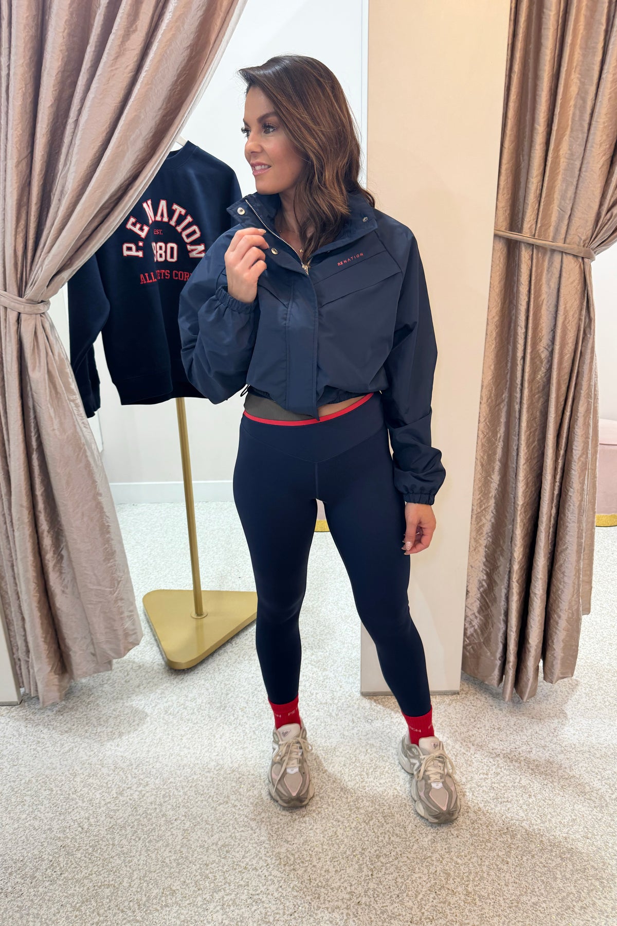 P.E Nation Shield Jacket | Dark Navy