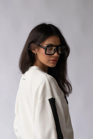 Araminta James Tokyo Sweatshirt | Warm White