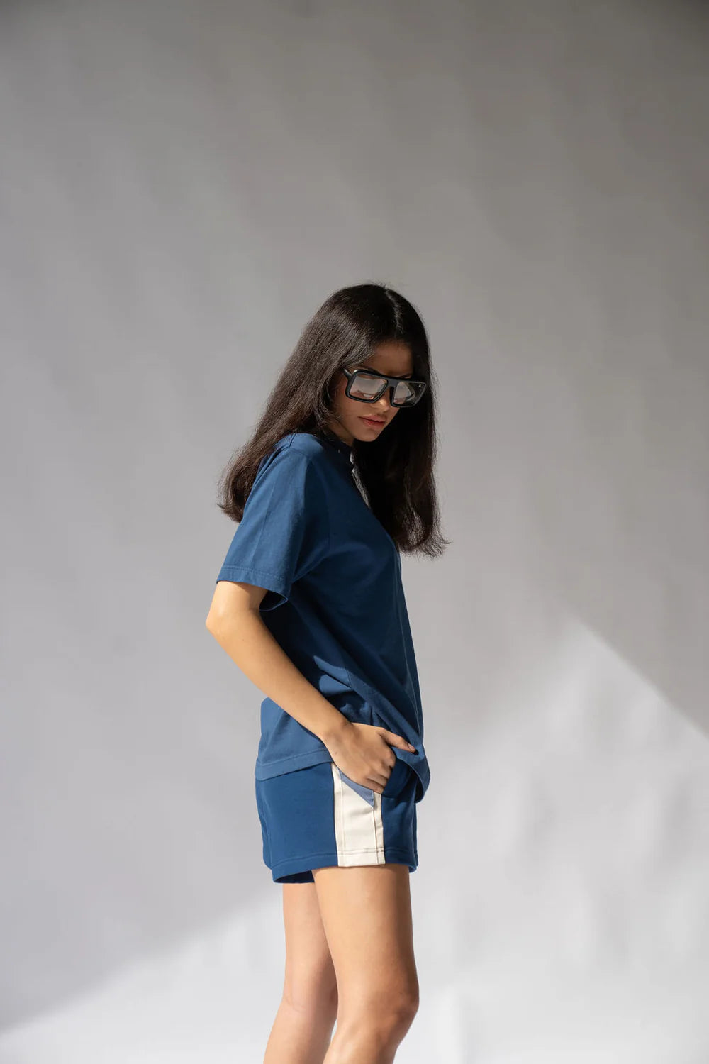 Araminta James Parisienne Tee | Estate Blue