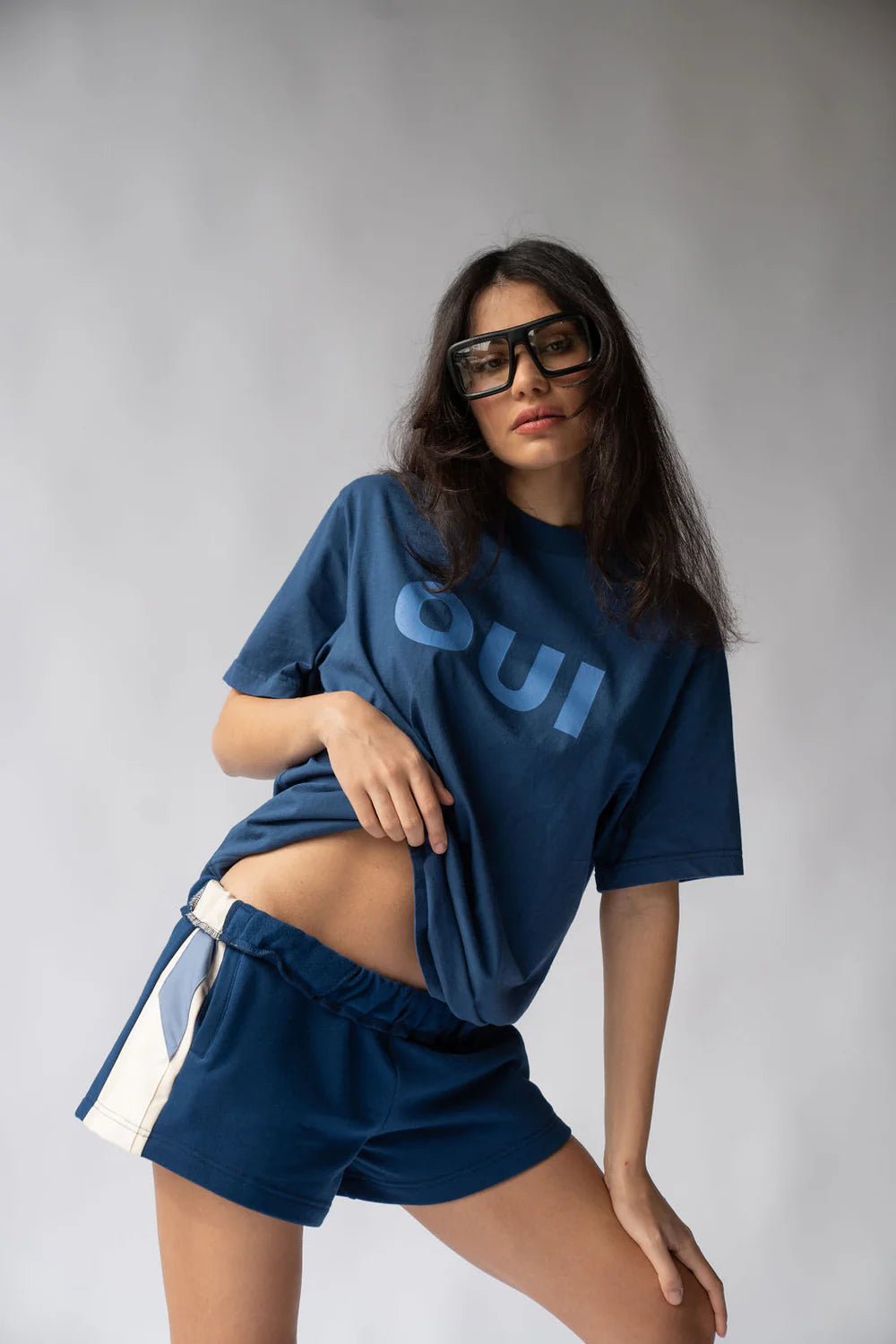 Araminta James Parisienne Tee | Estate Blue