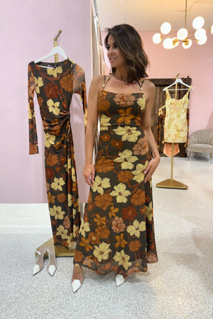 Hansen & Gretel Odessa Maxi Dress | Moss Floral