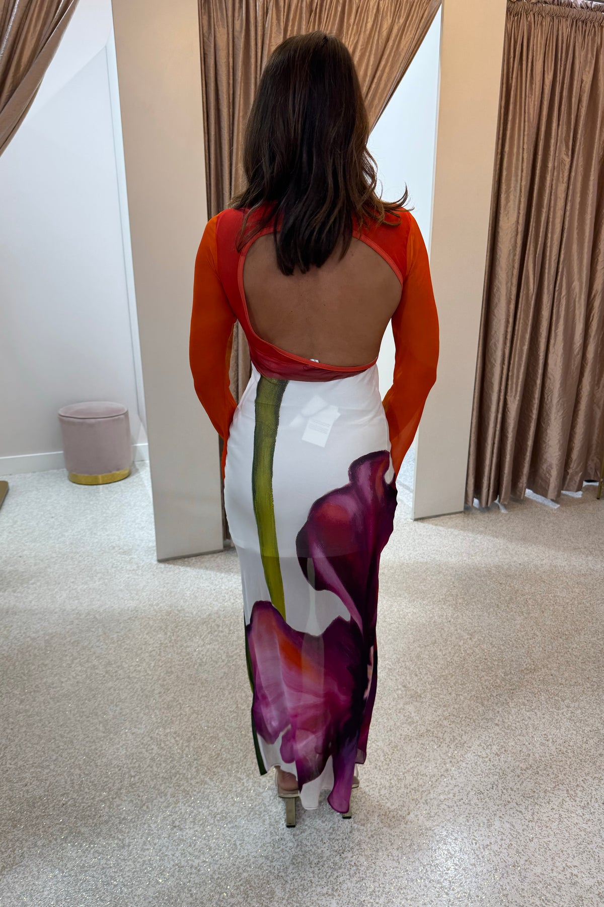 Significant Other August Long Seeve Maxi Dress | Poppy Botanic