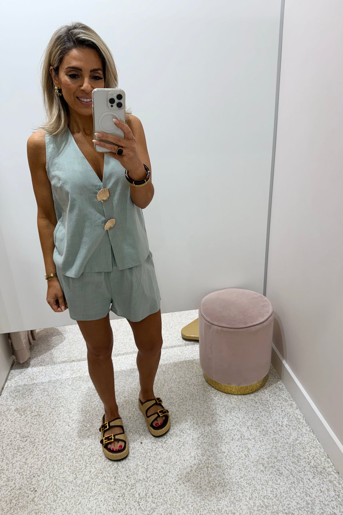 Chosen By Fifi & Annie The Santa Cruz Vest Set | Sage