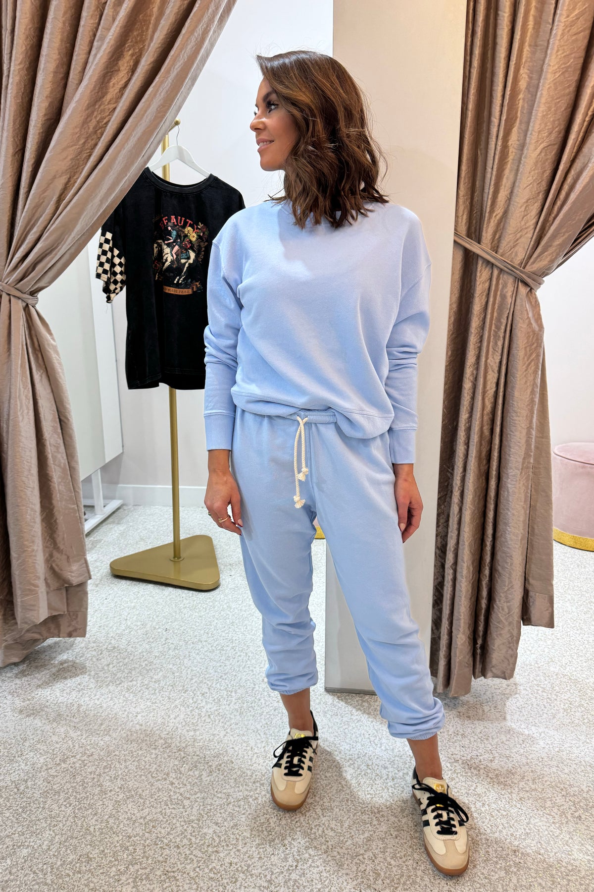 Perfect White Tee Tyler Pullover Sweatshirt | Sky Blue