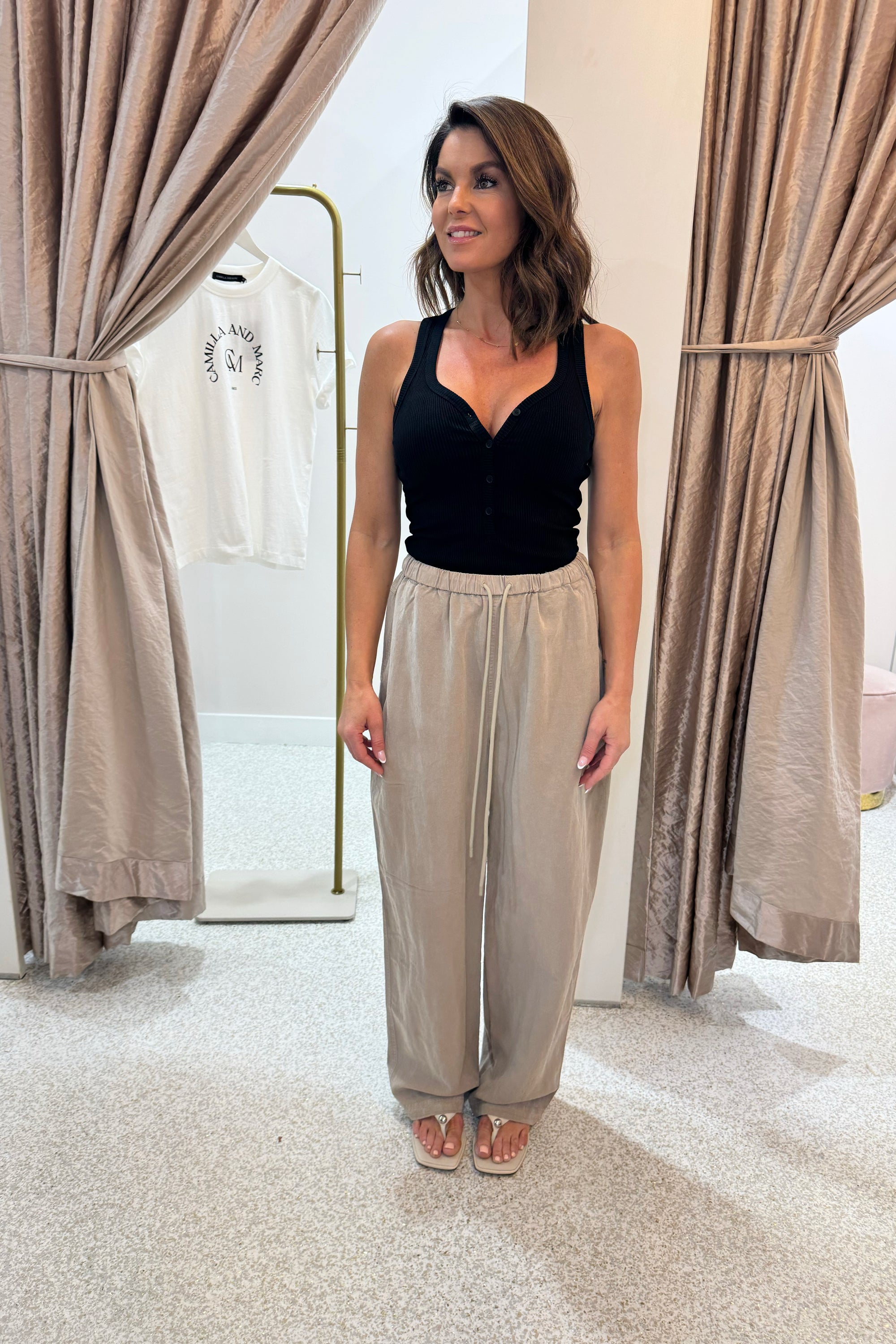 C&M Camilla & Marc Adakite Cargo Pant | Sepia