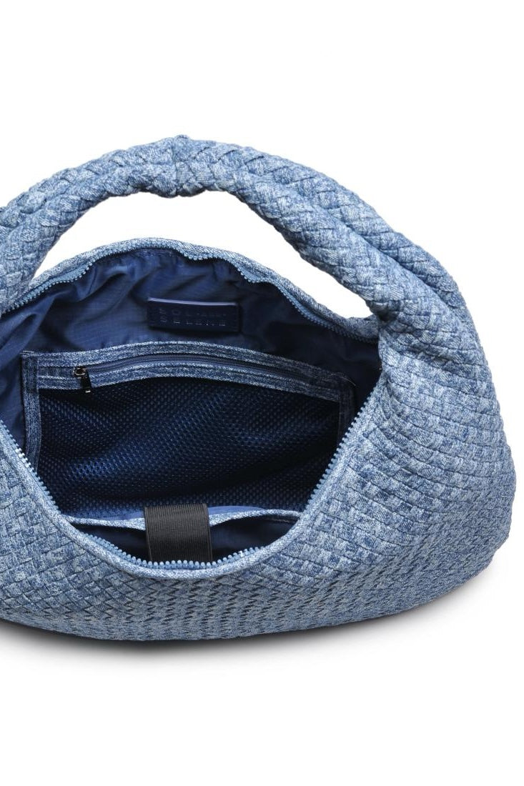 Sol And Selene Dare To Dream Large Woven Bag | Denim