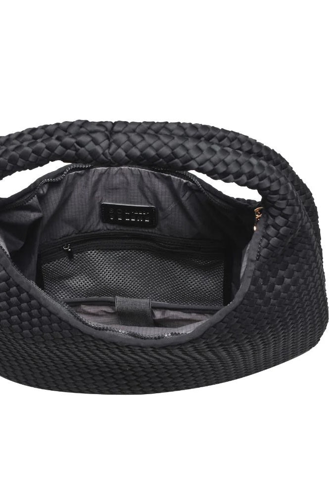 Sol And Selene Dare To Dream Large Woven Bag | Black