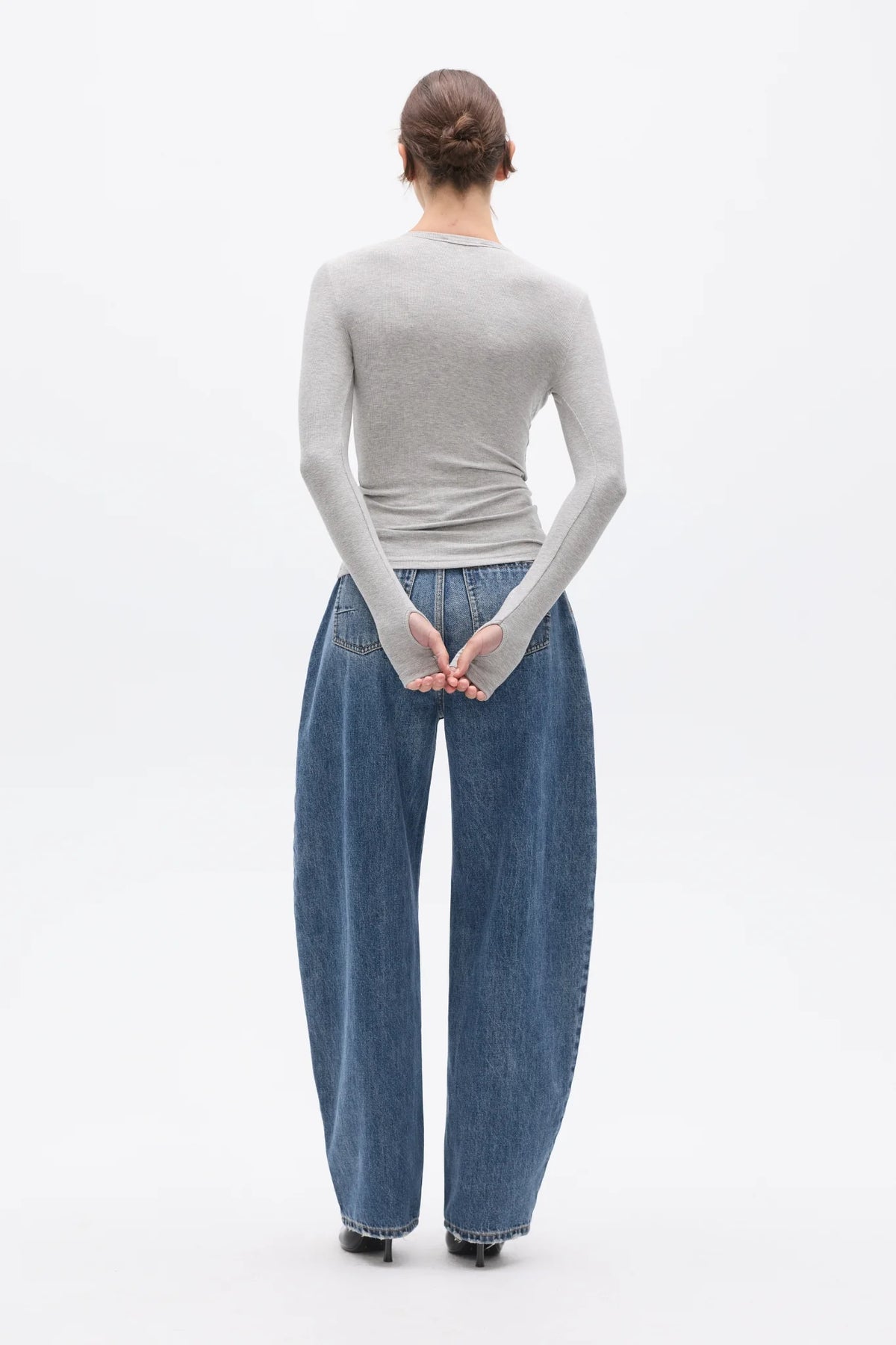 Bayse Brand Piper Henley Top | Grey || PRE_ORDER ETA 20/06/2026