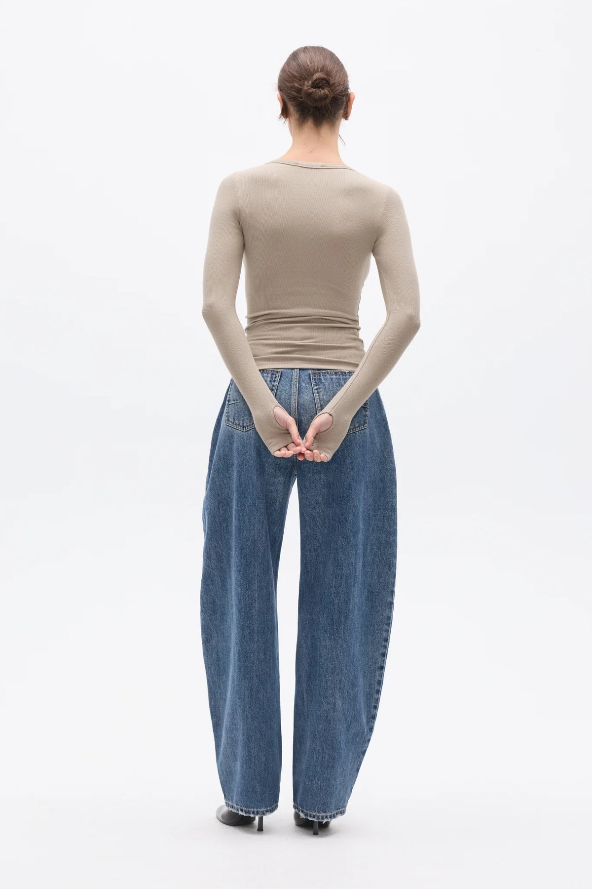 Bayse Brand Piper Henley Top | Sage || PRE_ORDER ETA 20/06/2026