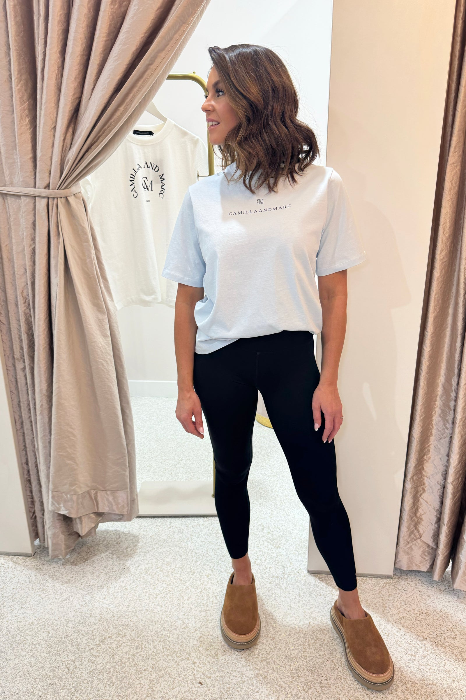 C&M Camilla & Marc Arp Logo Tee | Ice Blue