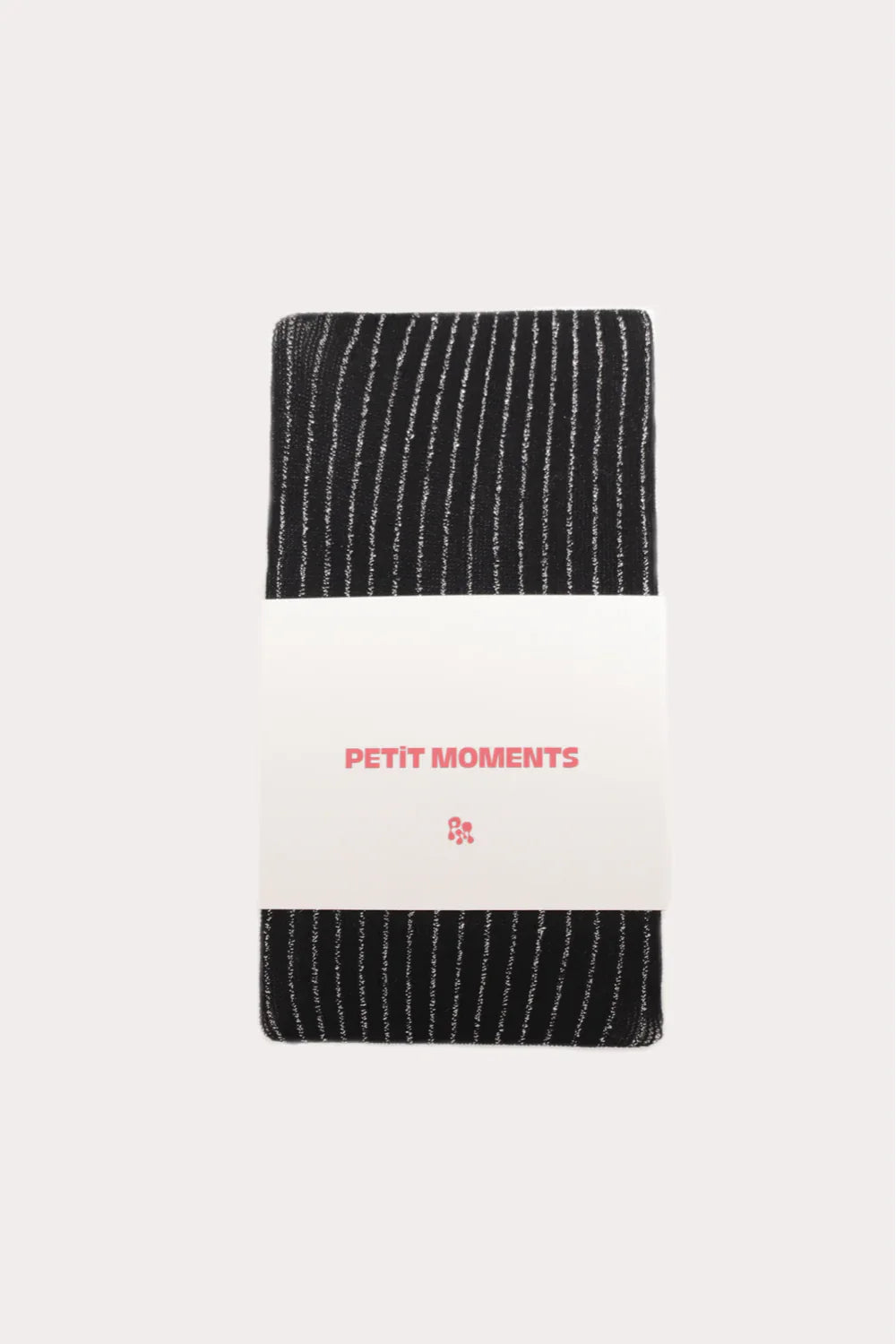 Petit Moments Shimmer Stripe Tights | Black
