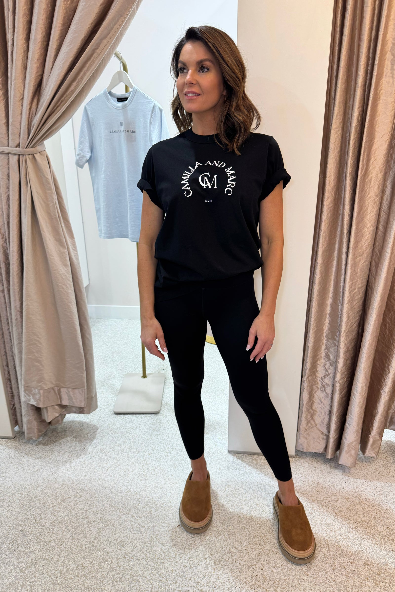 C&M Camilla & Marc Karine Graphic Tee | Black