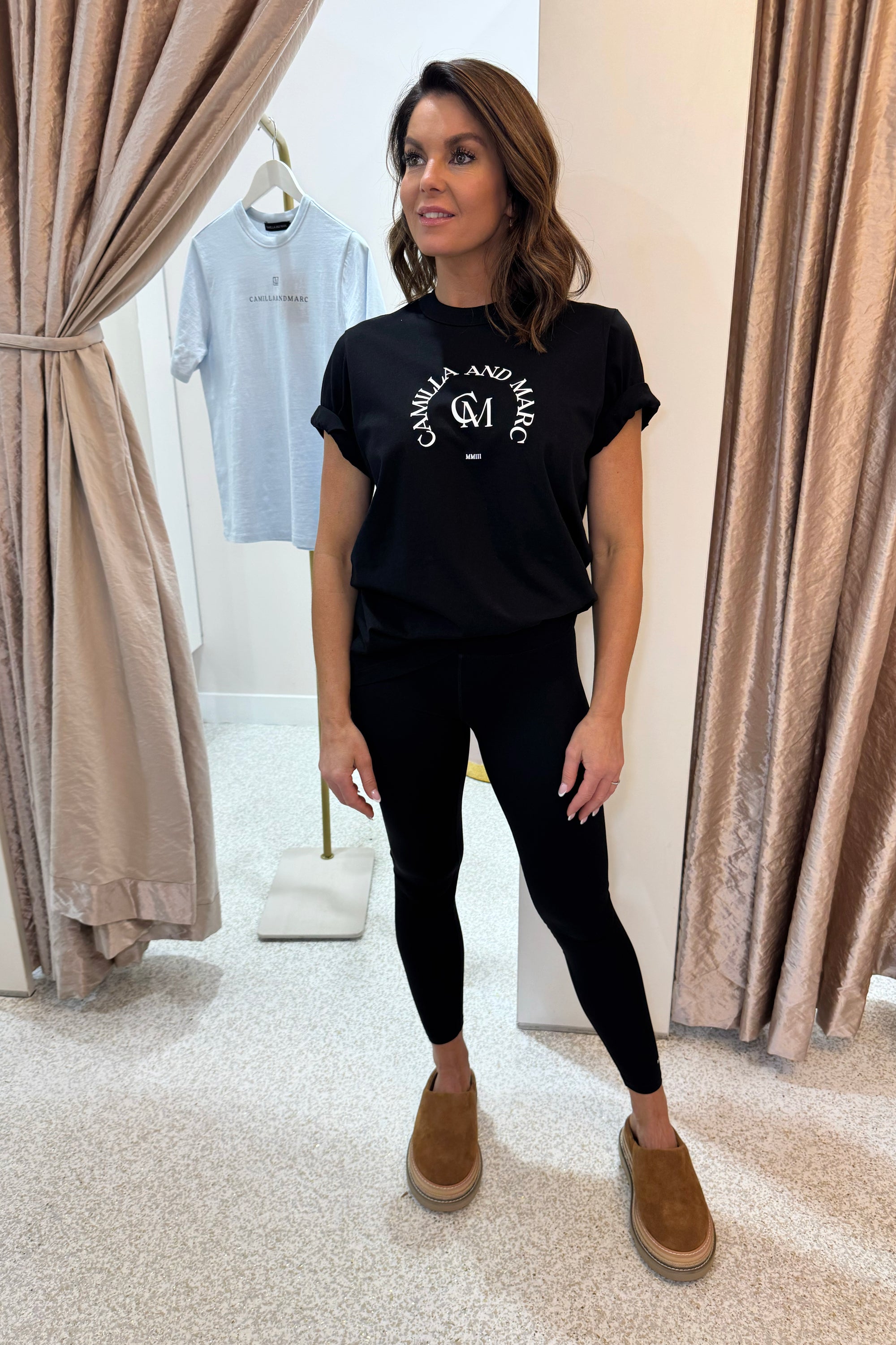 C&M Camilla & Marc Karine Graphic Tee | Black