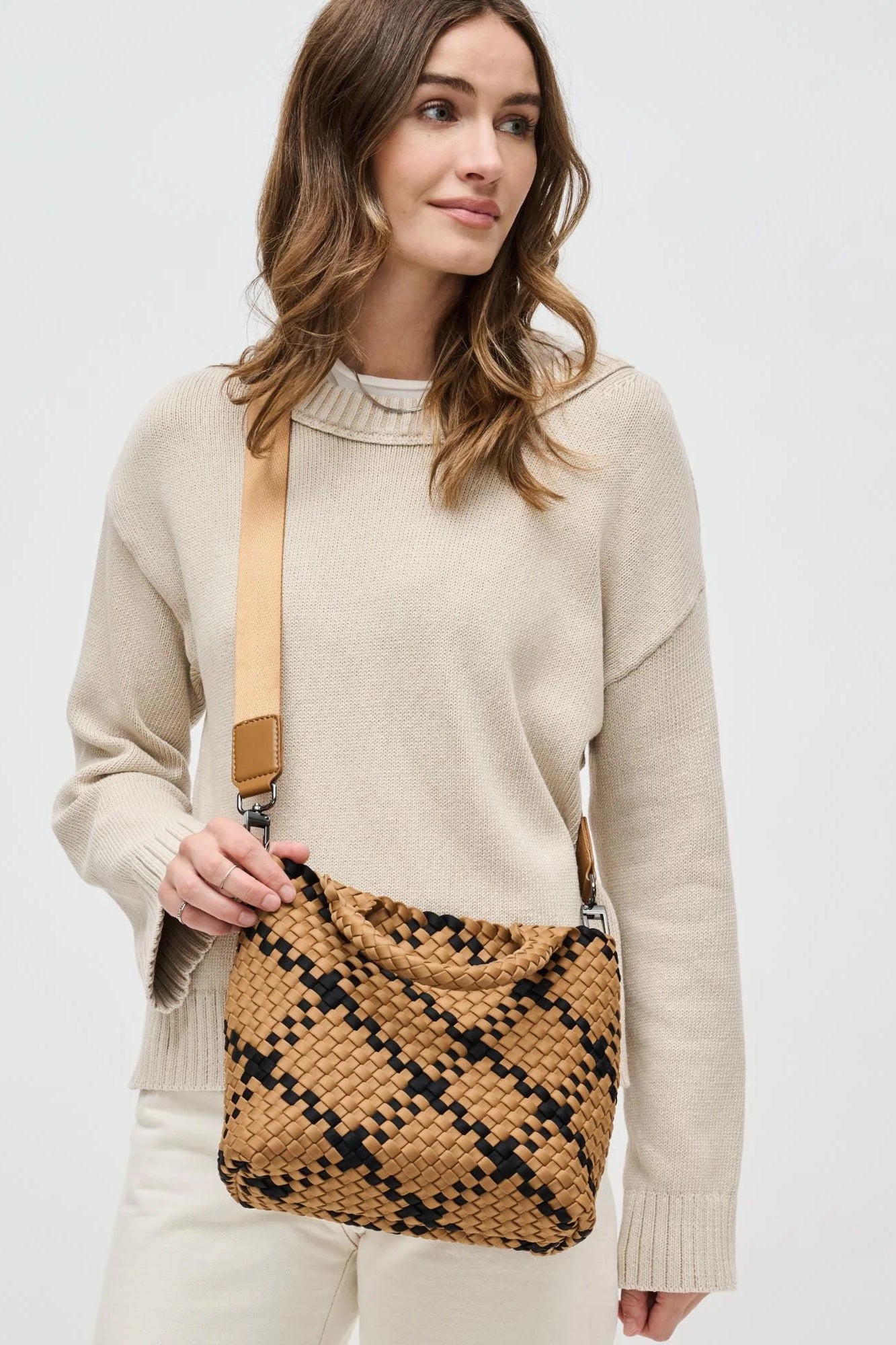 Sol And Selene Skys The Limit Small Bag | Sand / Black