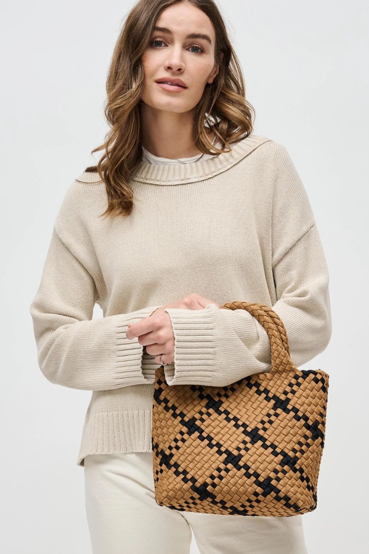 Sol And Selene Skys The Limit Small Bag | Sand / Black