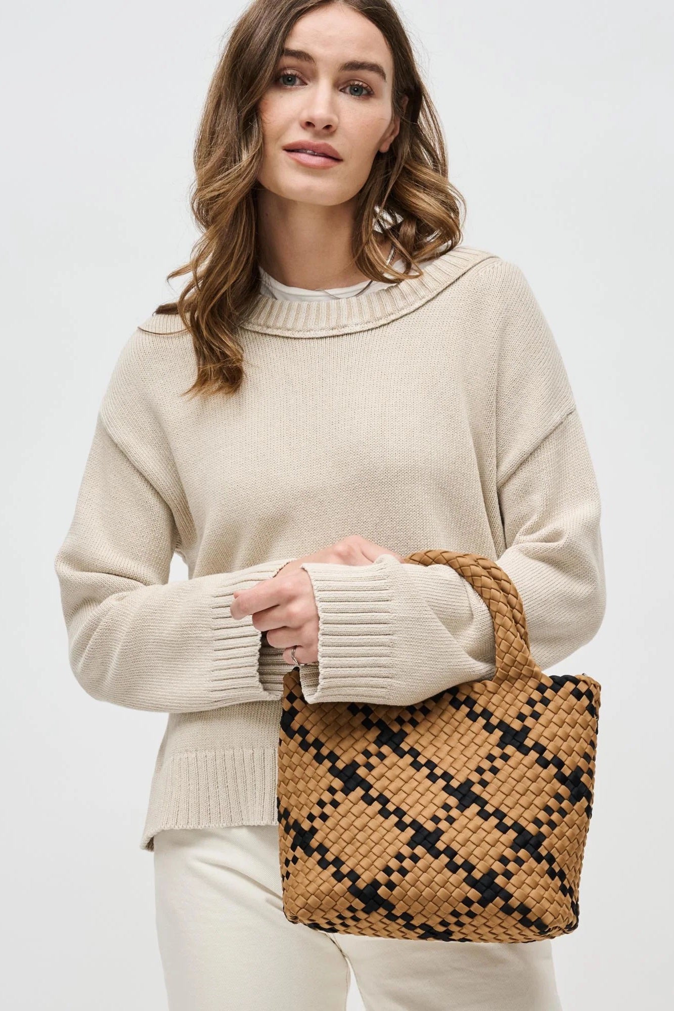 Sol And Selene Skys The Limit Small Bag | Sand / Black