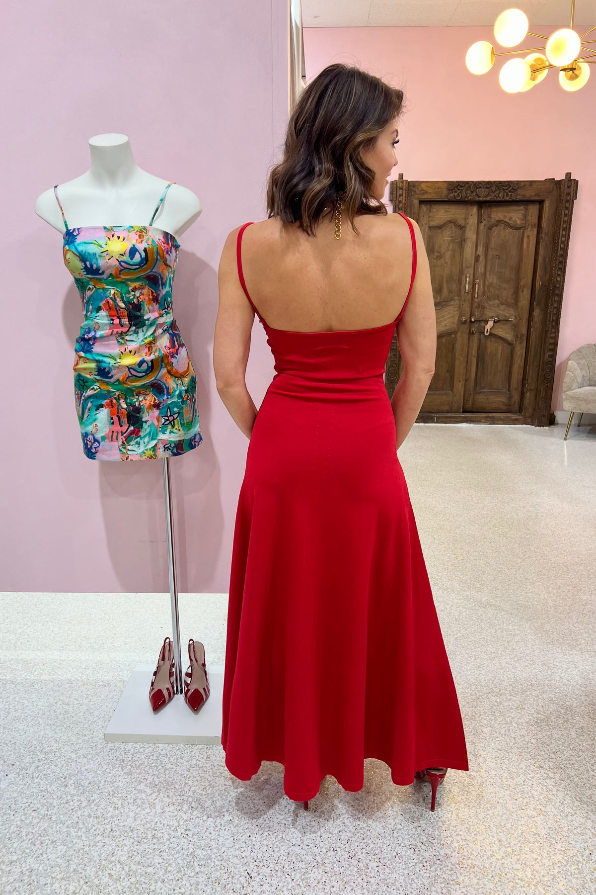 Romy Pepi Dress | Red