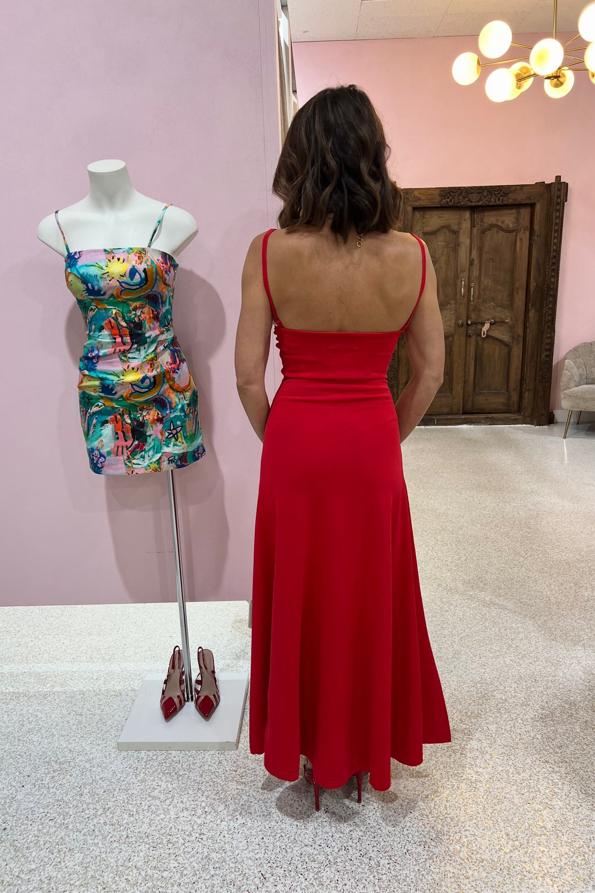 Romy Pepi Dress | Red