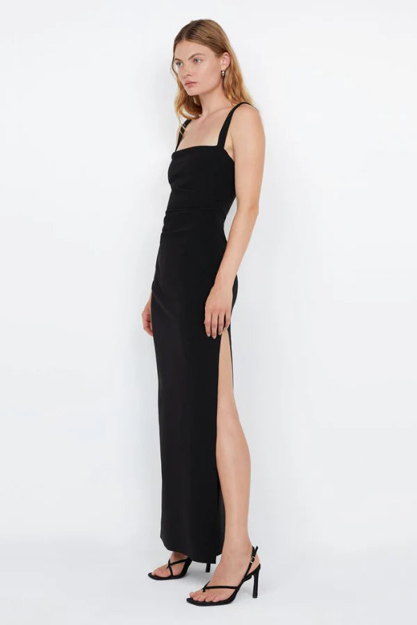Bec + Bridge Leora Tuck Maxi Dress | Black