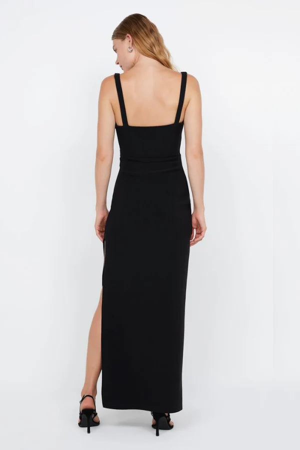 Bec + Bridge Leora Tuck Maxi Dress | Black