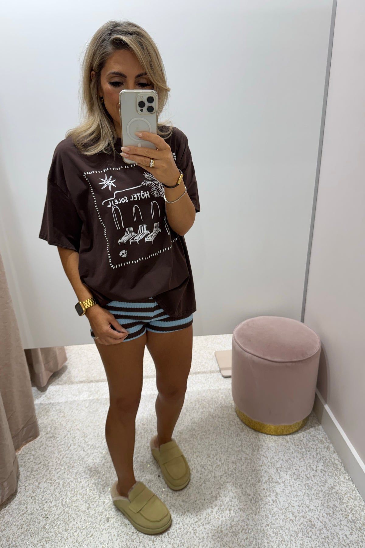 Chosen By Fifi & Annie The Hotel Soleil T=Shirt | Chocolate