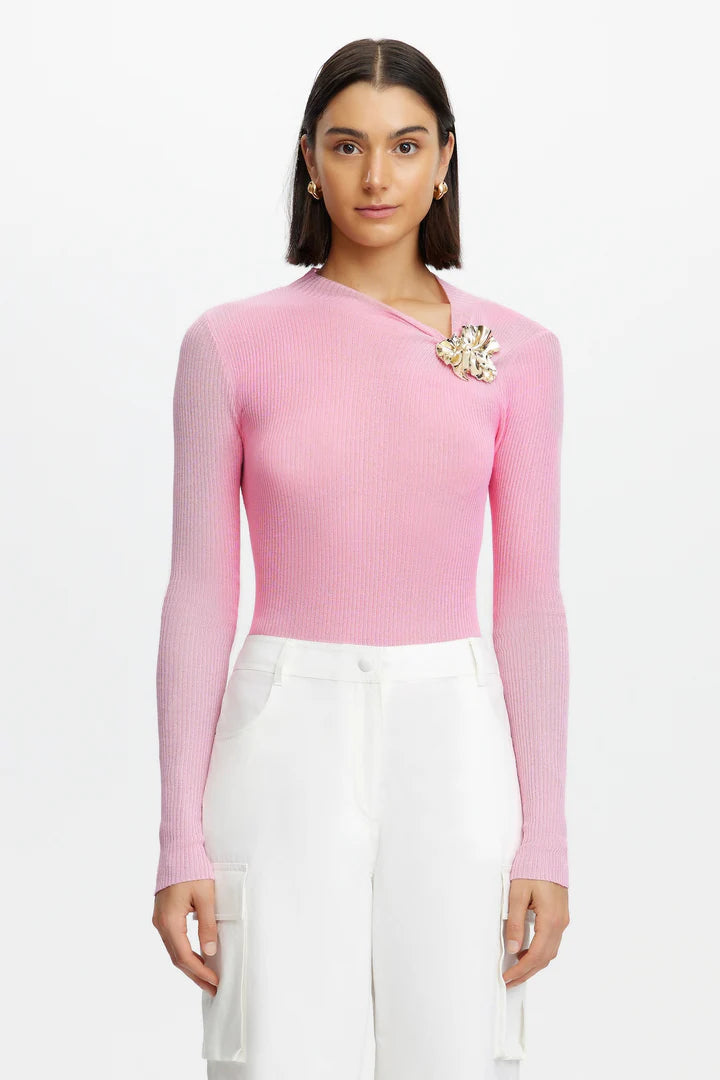 Acler Rowthorn Top | Pink