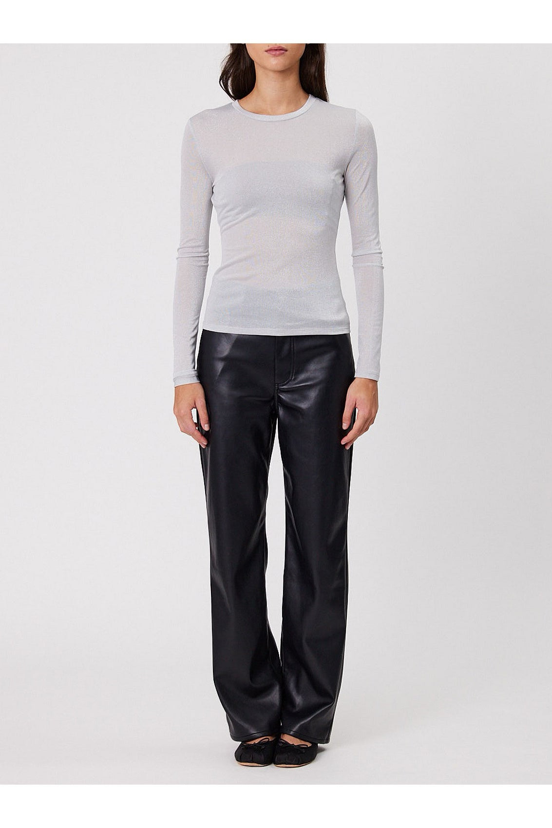 Remain Phoebe Long Sleeve Top | Ash