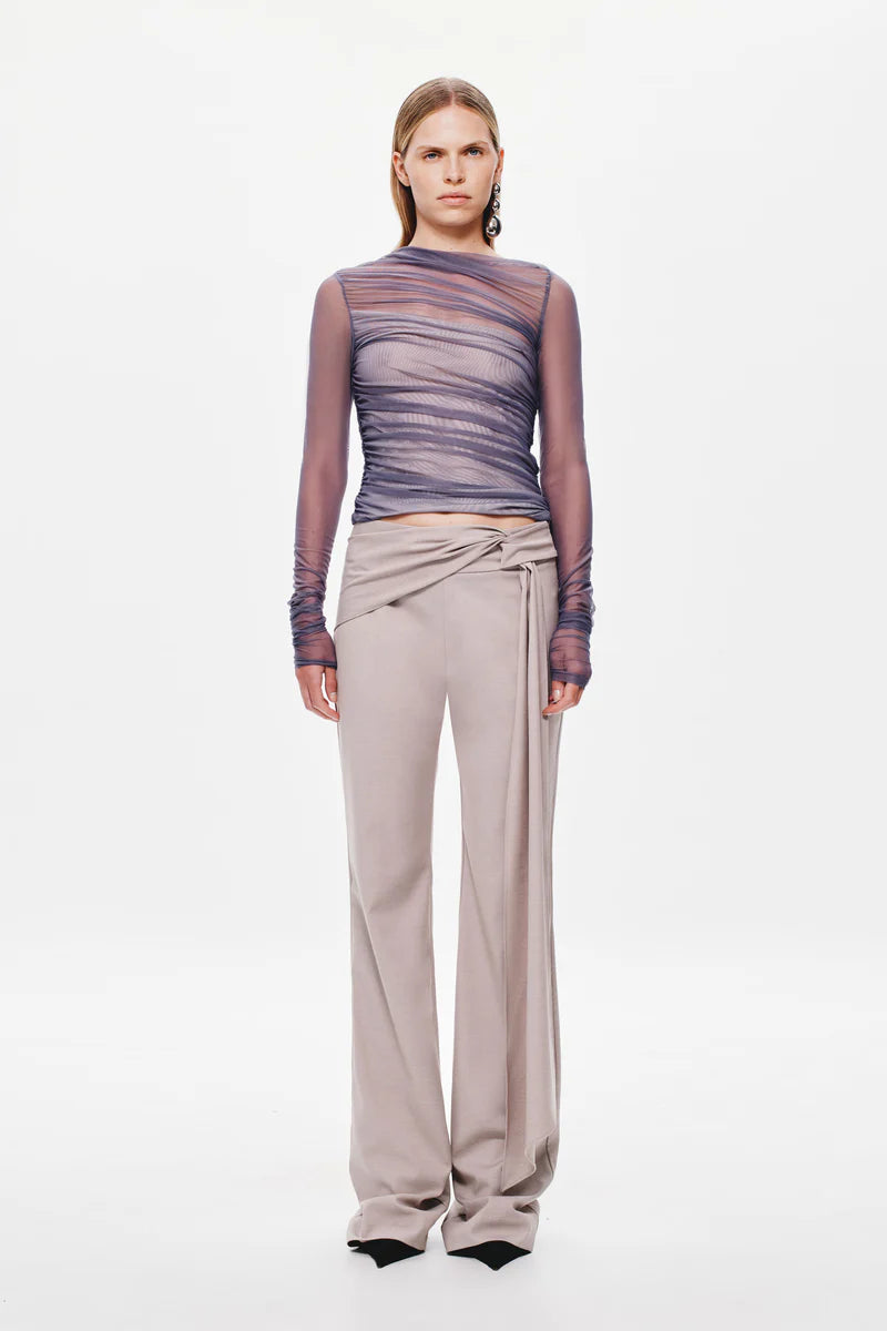 Misha The Lucid Mesh Long Sleeve Top | Shark