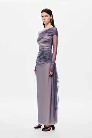 Misha The Nexus Mesh Long Sleeve Dress | Shark