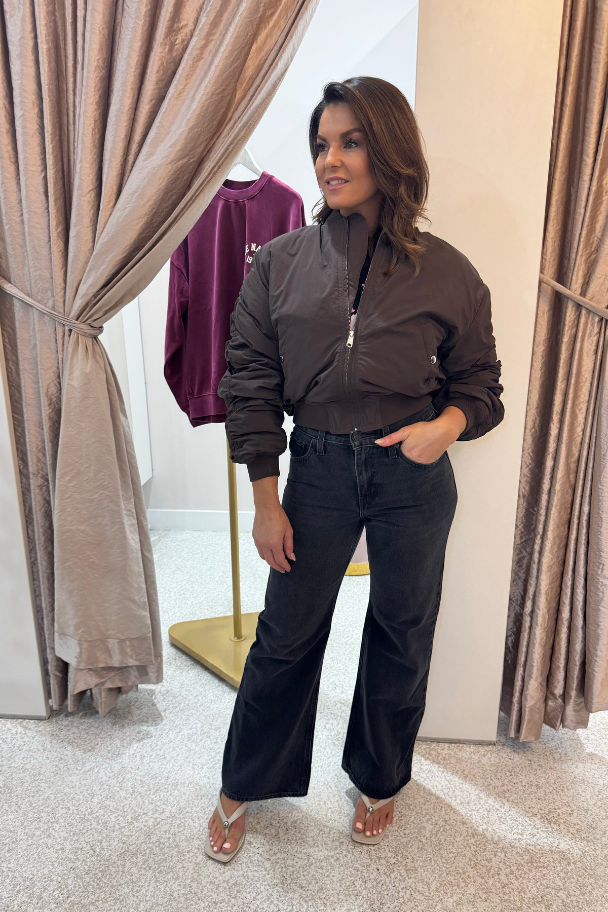 Ena Pelly Lulu Bomber | Mocha || BEST SELLER RESTOCKED