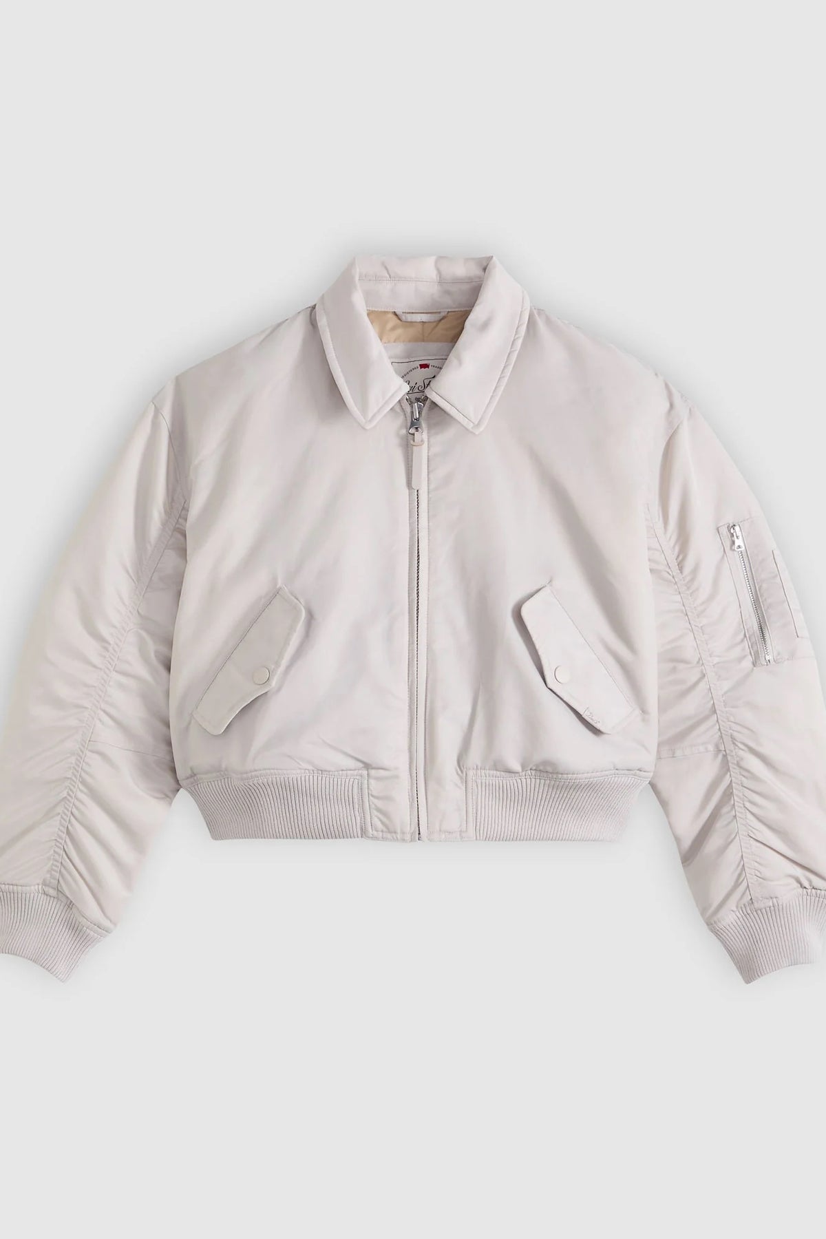 Levi's Bowie Cropped Bomber Jacket | Bone
