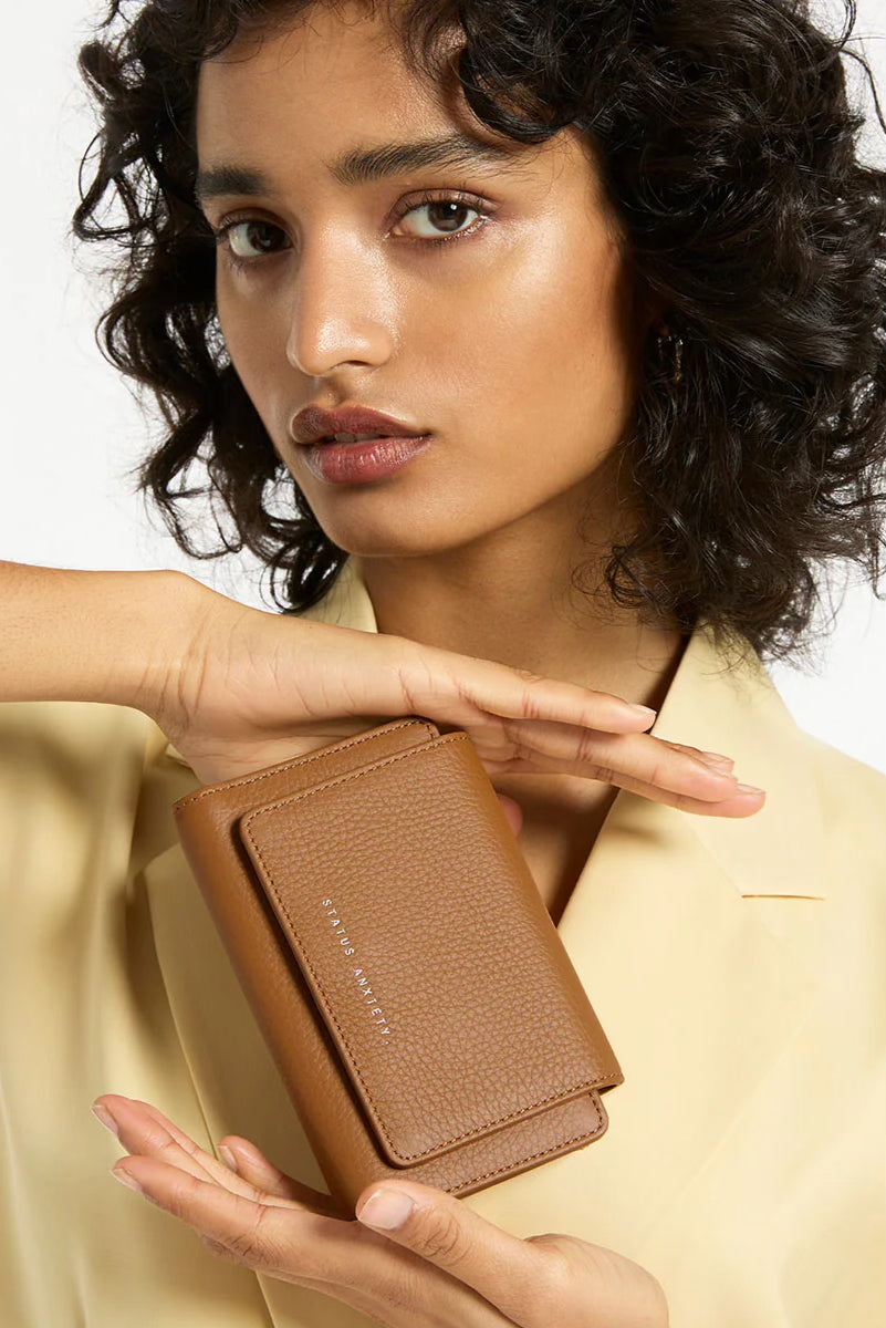 Status Anxiety Visions Wallet | Camel