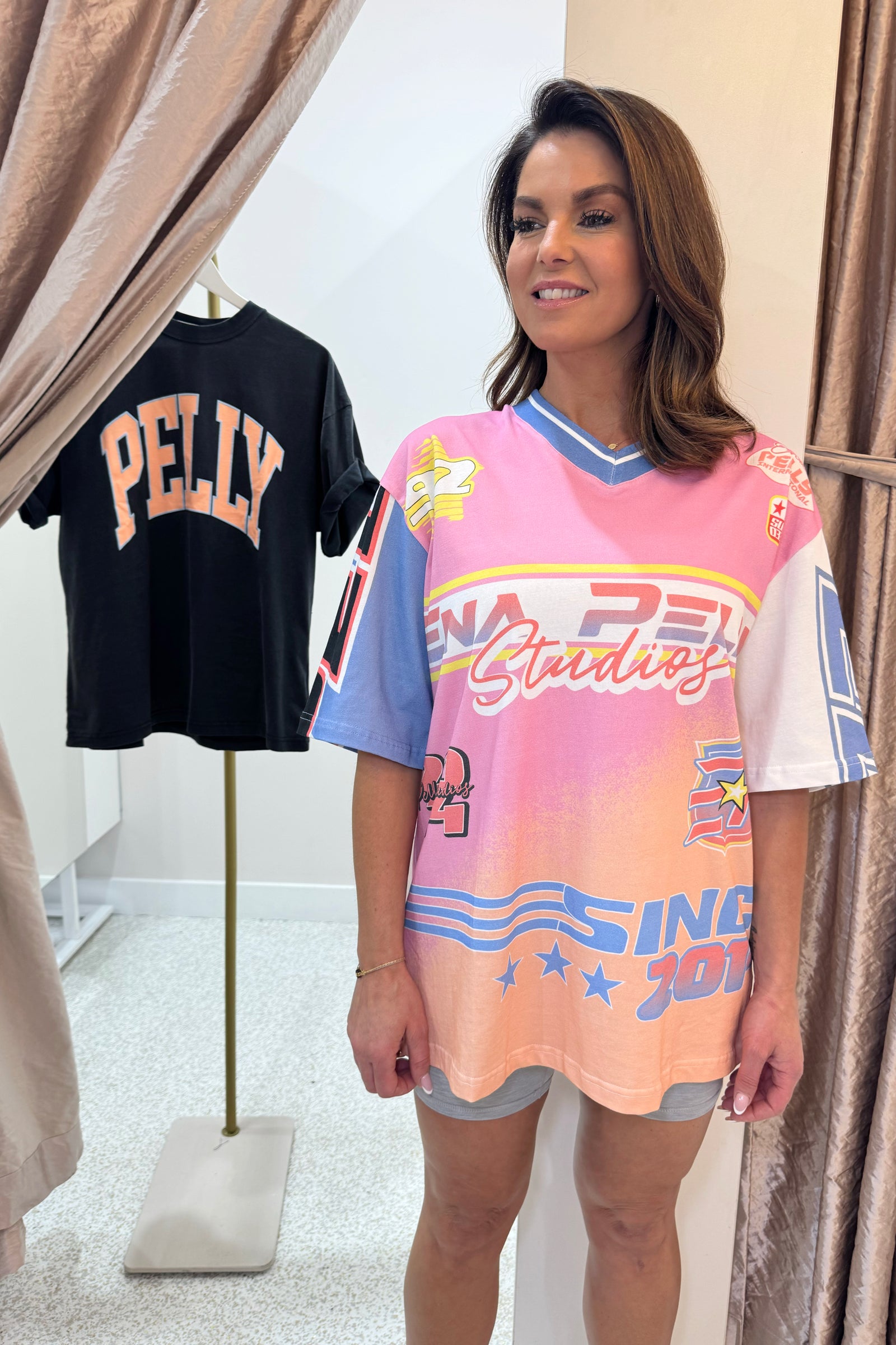 Ena Pelly F1 Hotrod Jersey Tee | Multi