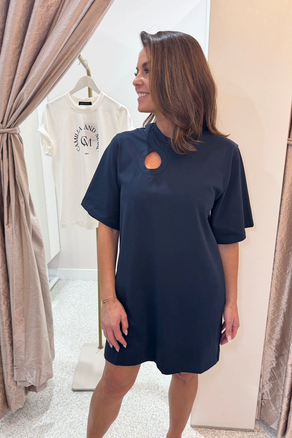 C&M Camilla & Marc Pablo Tee Dress | Navy
