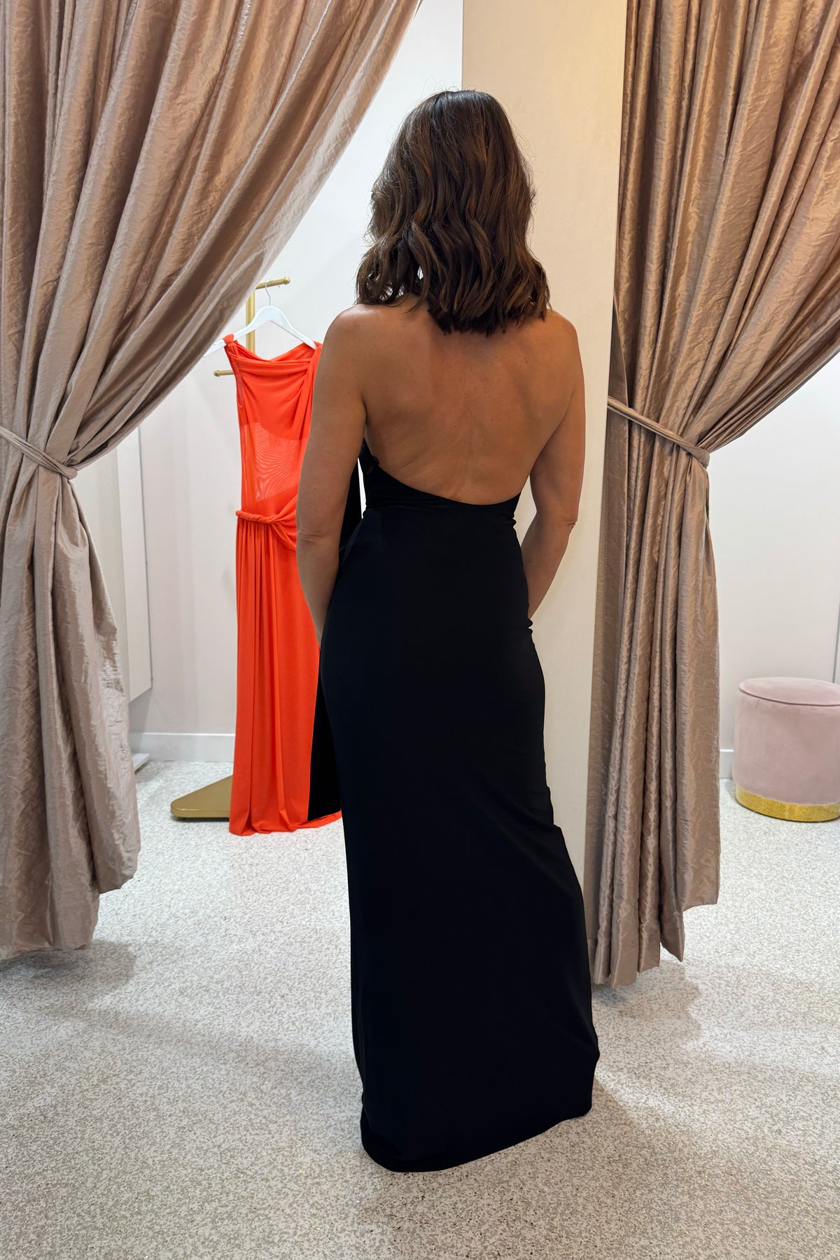 Misha The Rivera Jersey Dress | Black