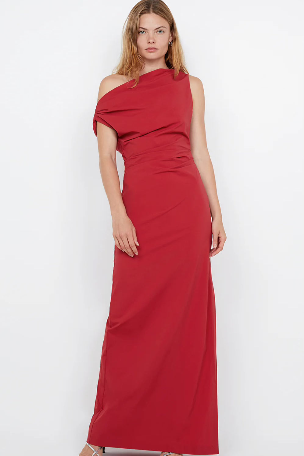 Bec + Bridge Angelina Asym Maxi Dress | Cherry