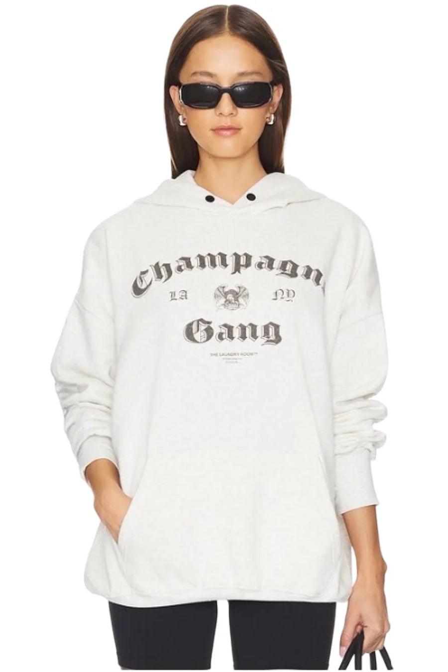The Laundry Room Champagne Gang Hideout Hoodie | Pebble Marle