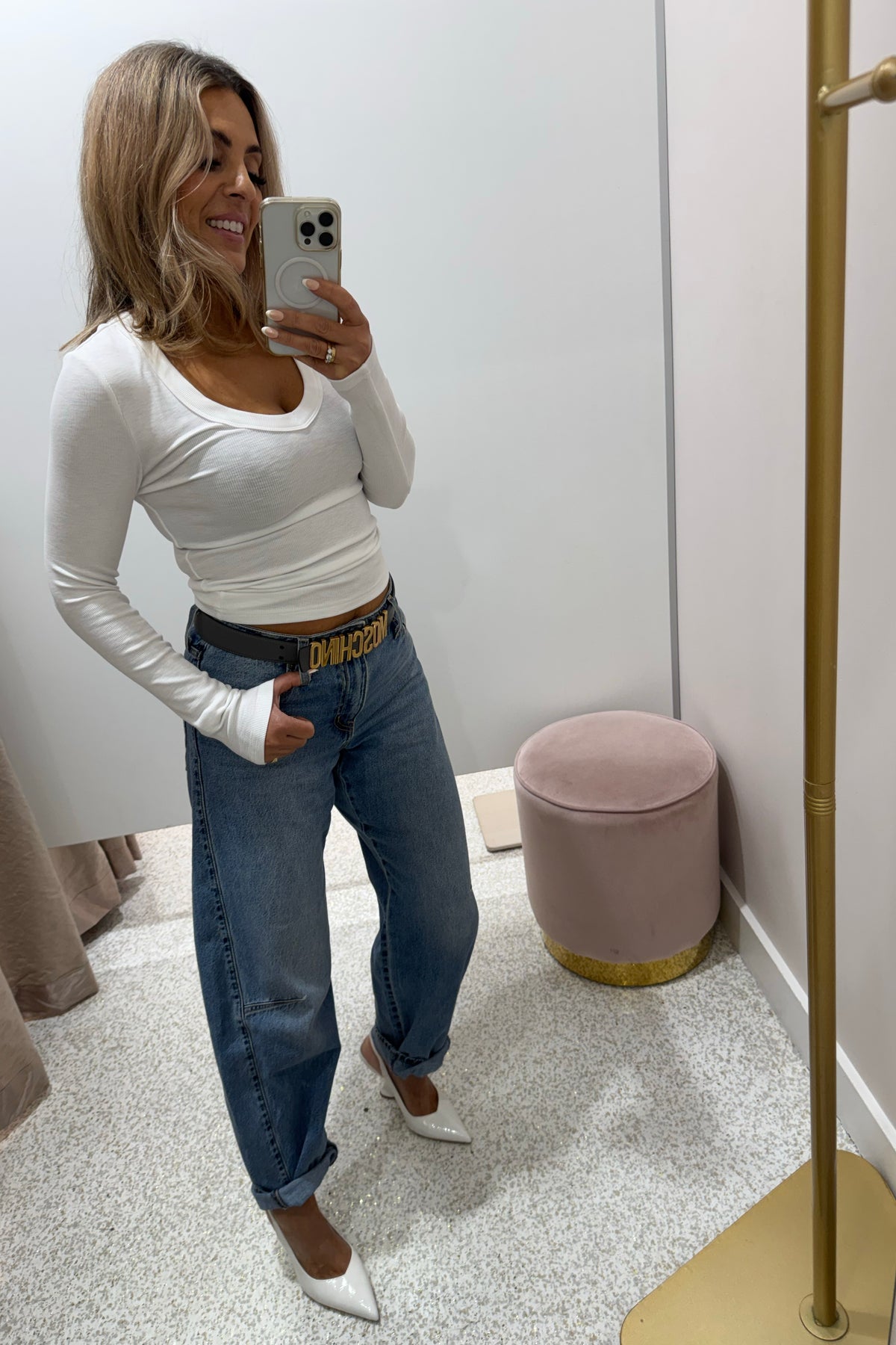 Bayse Brand Grace Long Sleeve | White