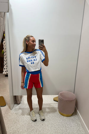 Araminta James Palma Cropped Tee | Snow