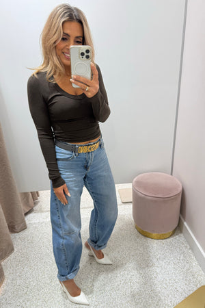 Bayse Brand Grace Long Sleeve | Espresso