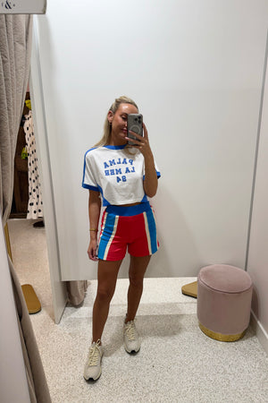 Araminta James Palma Cropped Tee | Snow