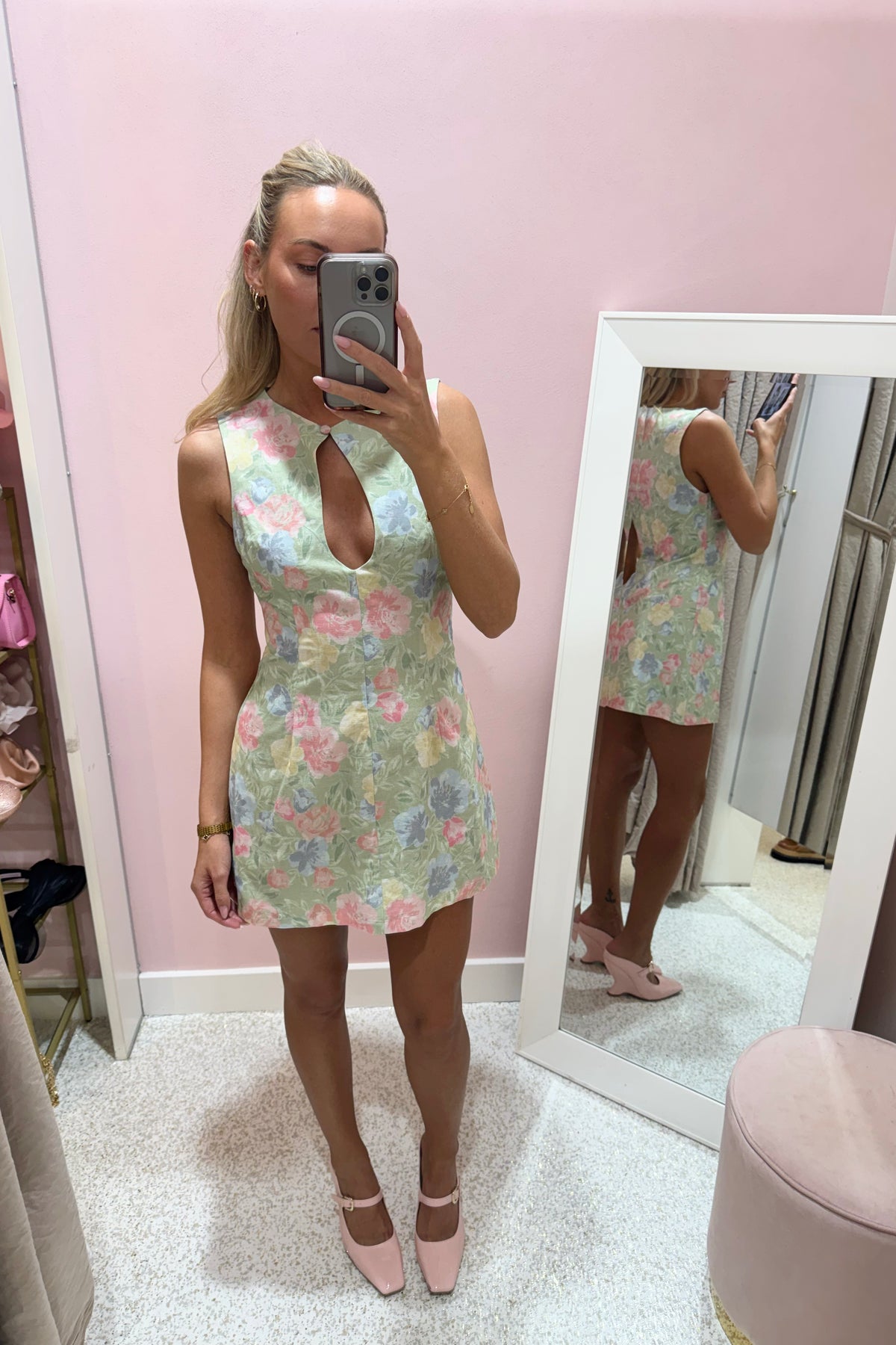 Ownley Nessa Linen Mini Dress | Meadow