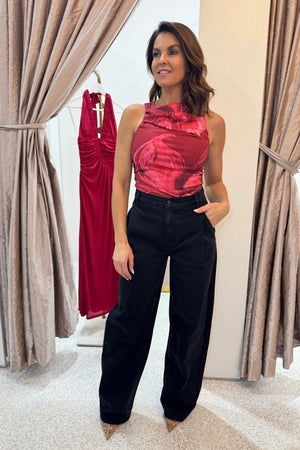 Sovere Studio Florence Top | Raspberry