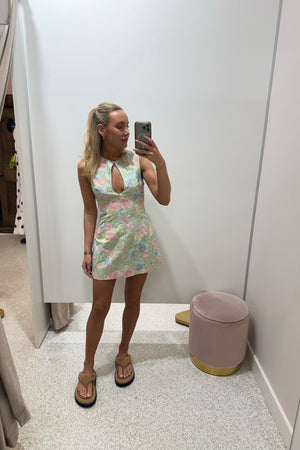 Ownley Nessa Linen Mini Dress | Meadow